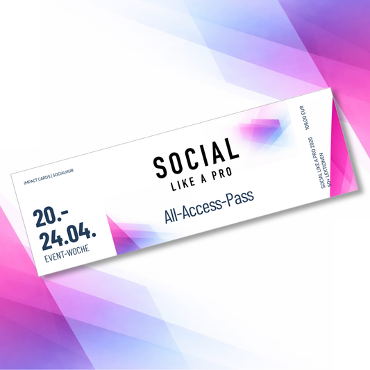 Social like a pro - All-Access-Pass