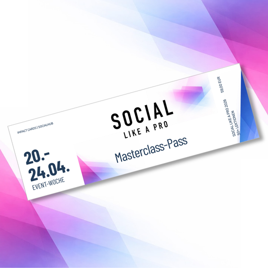 Social like a pro - Masterclass-Pass
